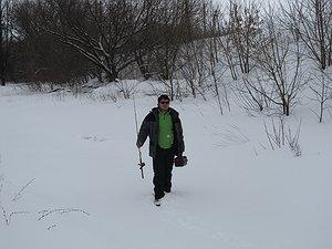 Изображение 1 : Спиннинг после снегопада.