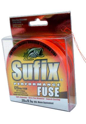 Изображение 1 : Плетеный шнур SUFIX Performance FUSE оранж.